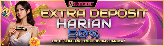 BONUS DEPOSIT HARIAN 50%